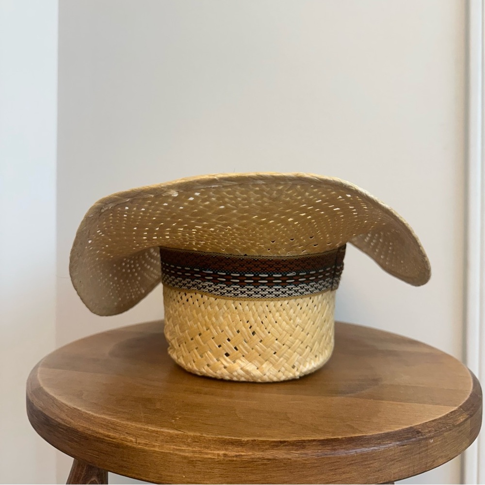 Resistol Stagecoach Western Cowboy Hat 6 3/4 Self Conforming Straw Tan USA Texas - Picture 15 of 16